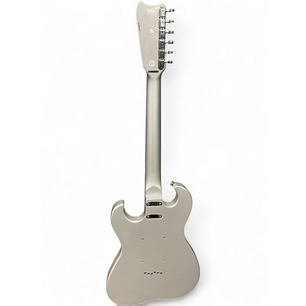 Used Silvertone 1449 SS REISSUE SILVER Solid Body Electric Guitar