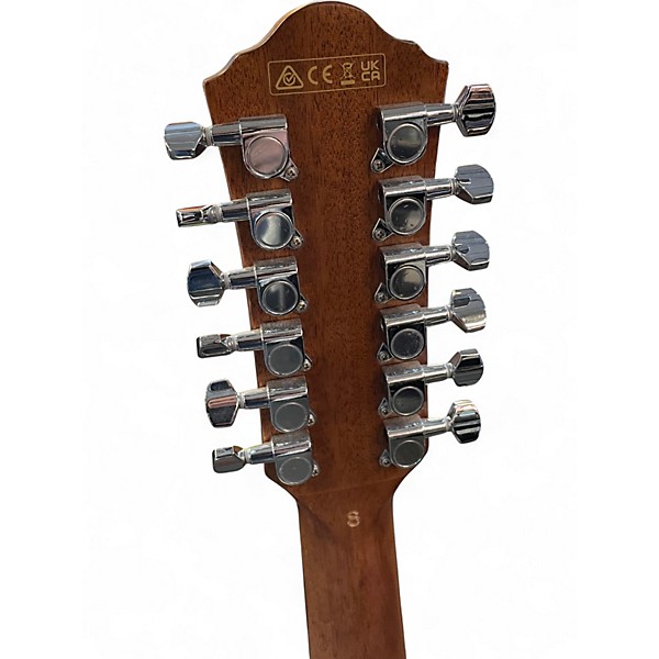 Used Ibanez AEG5012-DVH 2 Color Sunburst 12 String Acoustic Electric Guitar