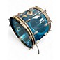 Used 1970s Ludwig 22x14 VISTALITE KICK Blue Drum