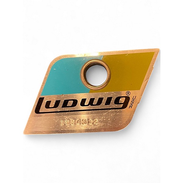 Used 1970s Ludwig 22x14 VISTALITE KICK Blue Drum