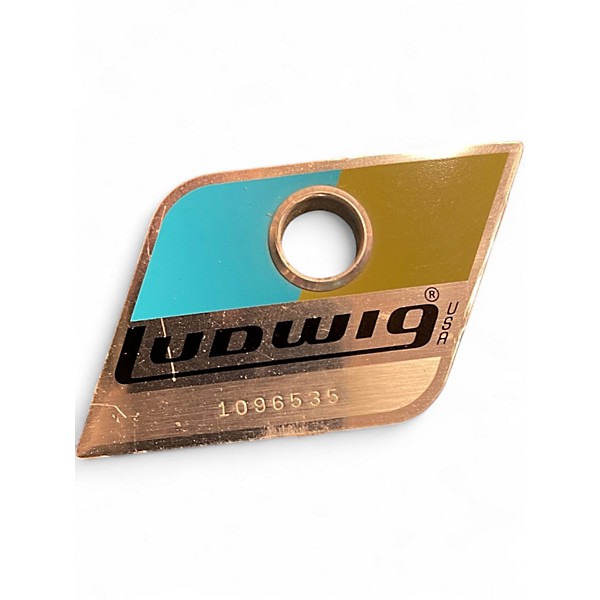 Used 1970s Ludwig 22x14 vistalite kick Blue Drum