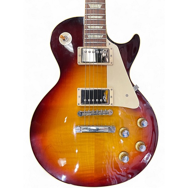 Used Gibson 1960 Reissue Les Paul 2 Tone Sunburst Solid Body Electric Guitar