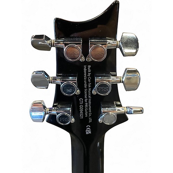 Used PRS SE Custom 24 Quilt Violet Solid Body Electric Guitar