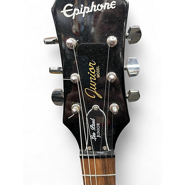 Used Epiphone Les Paul Junior Black Solid Body Electric Guitar