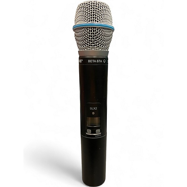 Used Shure SLX4/Beta87A Wireless Microphone System H19 Band Handheld Wireless System