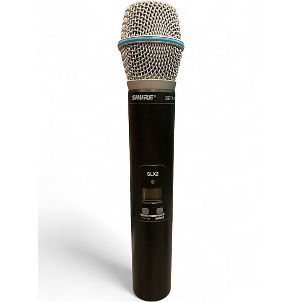 Used Shure SLX4/Beta87A Wireless Microphone System H19 Band Handheld Wireless System