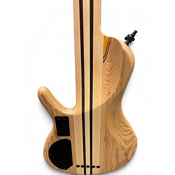 Used Cort A5 Plus SC Amber Open Pore Electric Bass Guitar