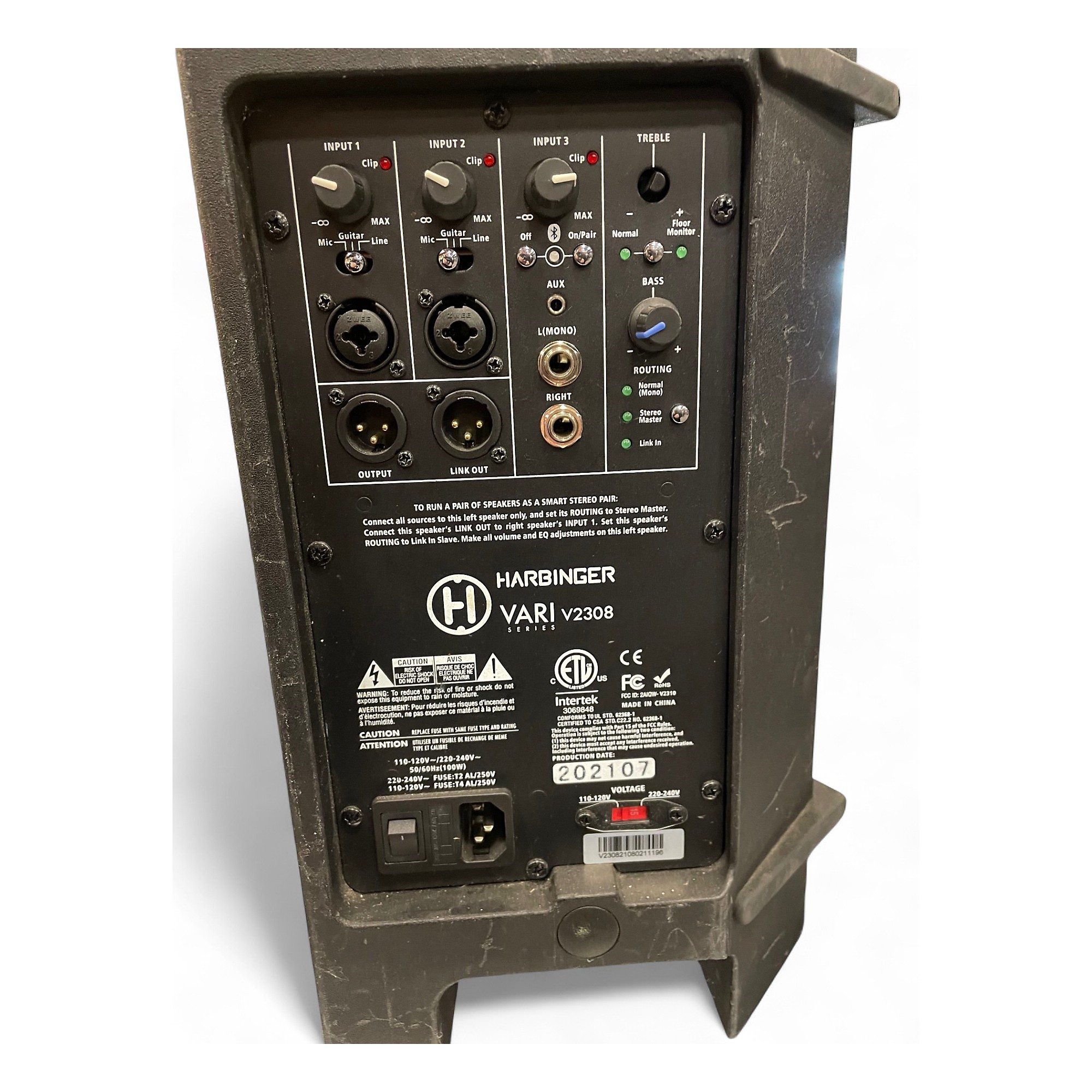 Used Harbinger V2308 Powered Speaker | Guitar Center