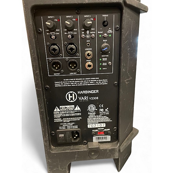 Used Harbinger V2308 Powered Speaker