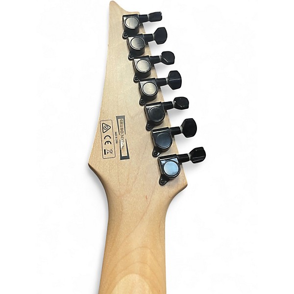 Used Ibanez RG7321 7 String Metallic Aqua Solid Body Electric Guitar