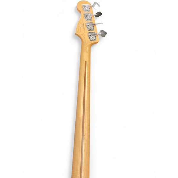 Used Squier Precision Bass Black Monster Green Electric Bass Guitar