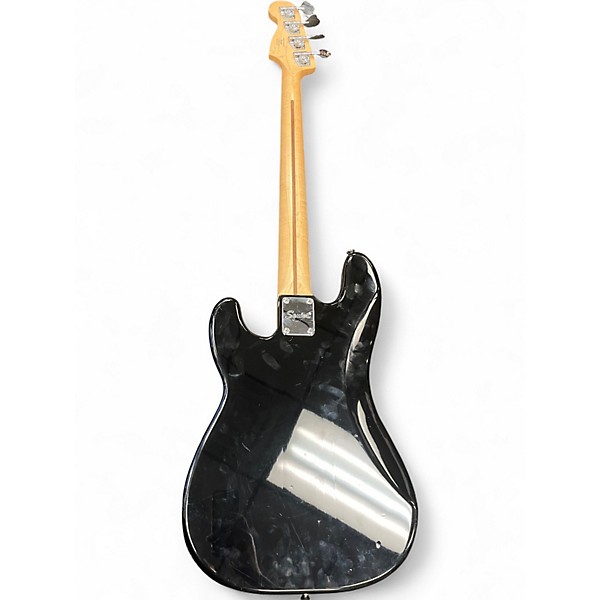 Used Squier Precision Bass Black Monster Green Electric Bass Guitar