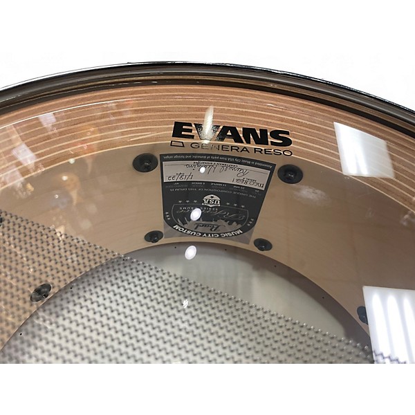 Used Pearl 14X6.5 Reference Pure Snare Pearl White Drum