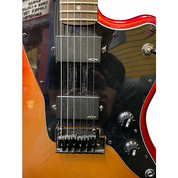 Used Squier Contemporary  Jazzmaster 2 Color Sunburst Solid Body Electric Guitar