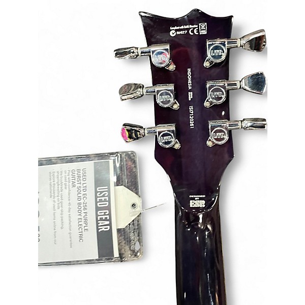 Used Ltd EC-256 PURPLE BURST Solid Body Electric Guitar