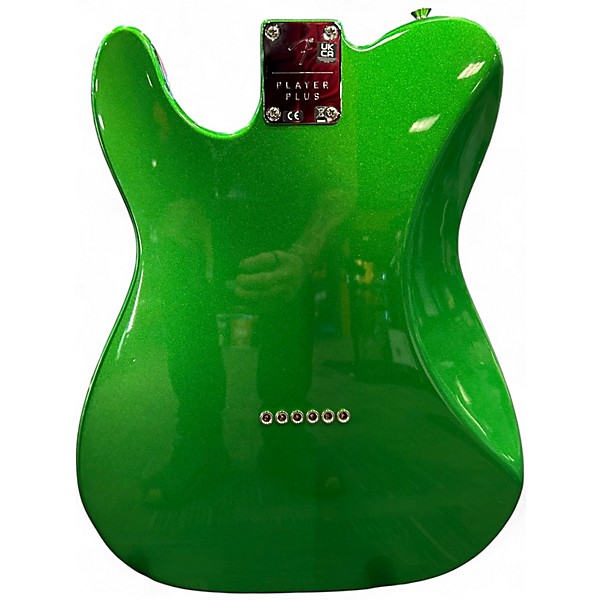 Used Fender Player Plus Telecaster COSMIC JADE Solid Body Electric Guitar