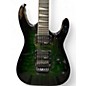 Used Jackson JS20 Dinky Transparent Green Solid Body Electric Guitar