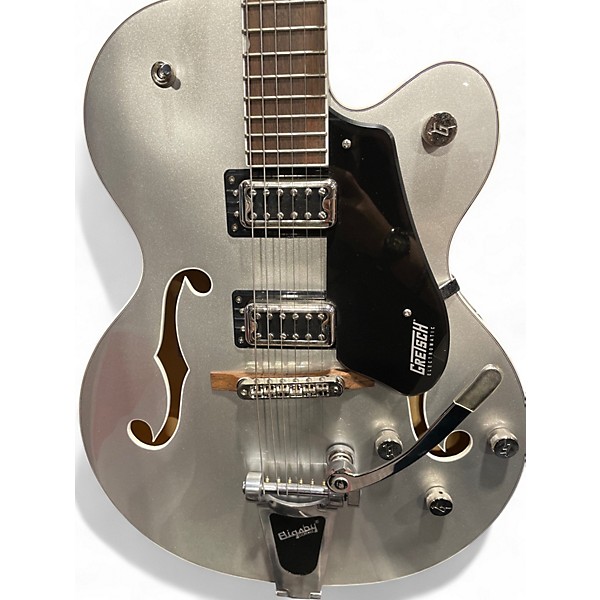 Used Gretsch Guitars G5420T Electromatic Silver Hollow Body Electric Guitar