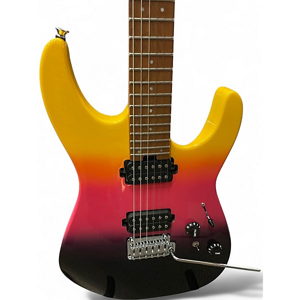 Used Charvel DK24 HH 2PT MALIBU SUNSET Solid Body Electric Guitar