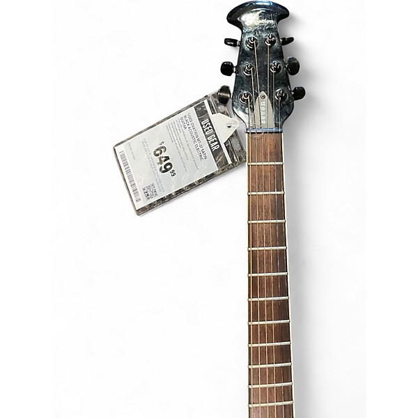 Used Ovation MT-37 Satin Black Acoustic Electric Guitar