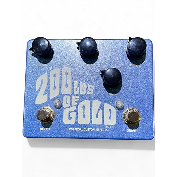 Used Lovepedal 200 lbs of gold Effect Pedal