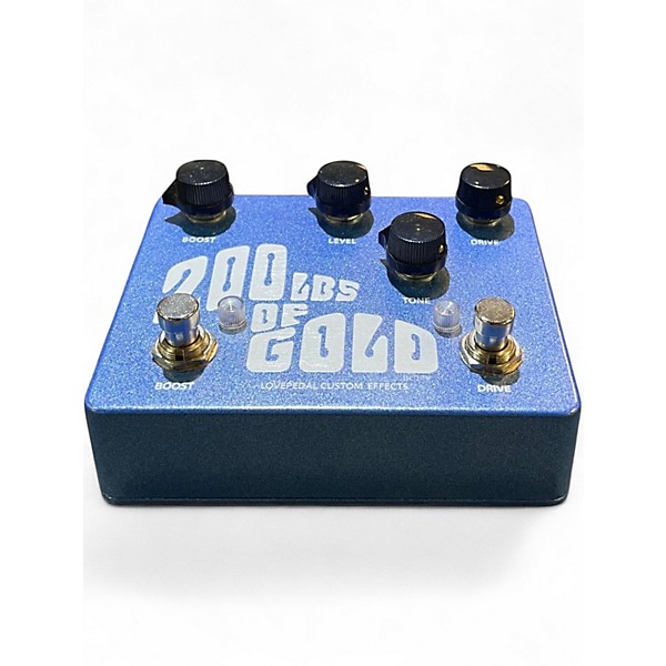 Used Lovepedal 200 lbs of gold Effect Pedal