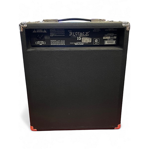 Used Fender Rumble 15 15W 1X8 Bass Combo Amp