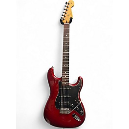 Used Starcaster by Fender Stratocaster MECIAN MADE Red Solid Body Electric Guitar