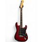 Used Starcaster by Fender Stratocaster MECIAN MADE Red Solid Body Electric Guitar