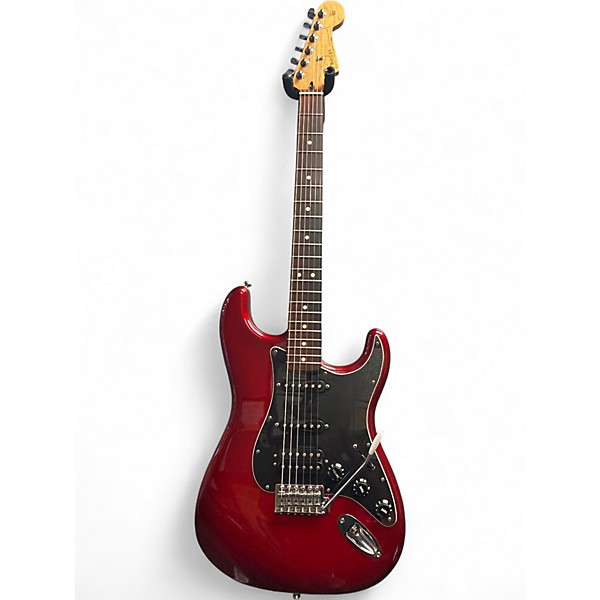 Used Starcaster by Fender Stratocaster MECIAN MADE Red Solid Body Electric Guitar