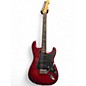 Used Starcaster by Fender Stratocaster MECIAN MADE Red Solid Body Electric Guitar