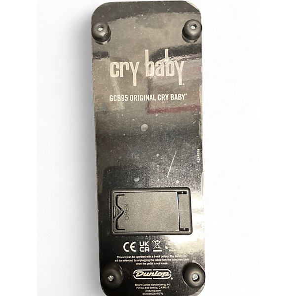 Used Dunlop GCB95 Original Crybaby Wah Effect Pedal