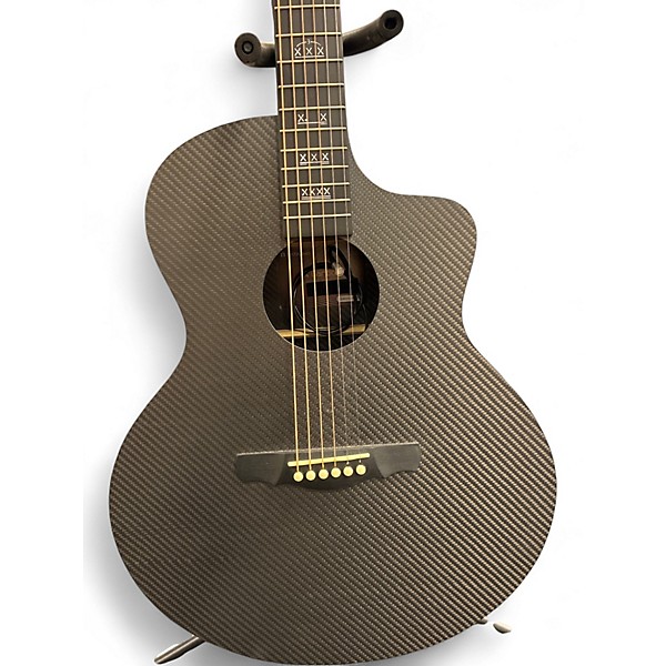 Used Natasha Carbon Black Acoustic Electric Guitar