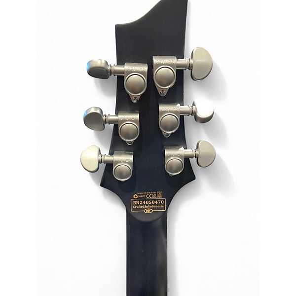 Used Schecter Guitar Research C1 Platinum Trans Gray Solid Body Electric Guitar