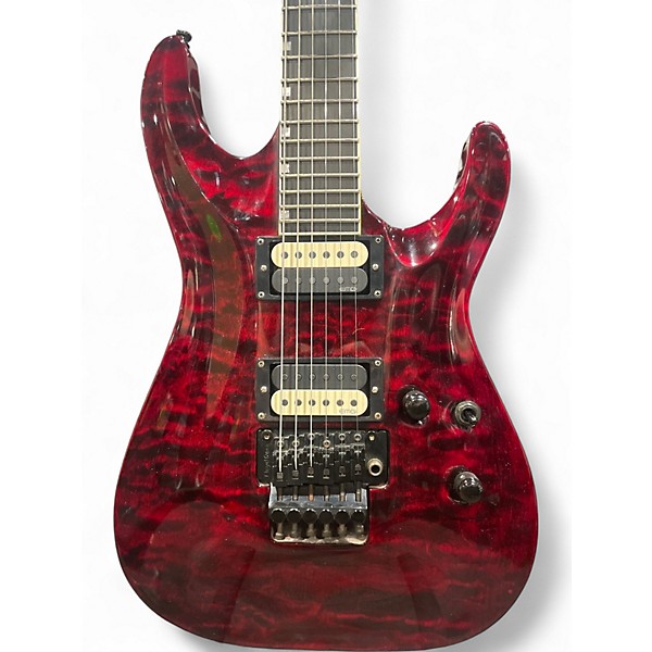 Used ESP Original Horizon CTM with Floyd Rose See thru Black Cherry Solid Body Electric Guitar