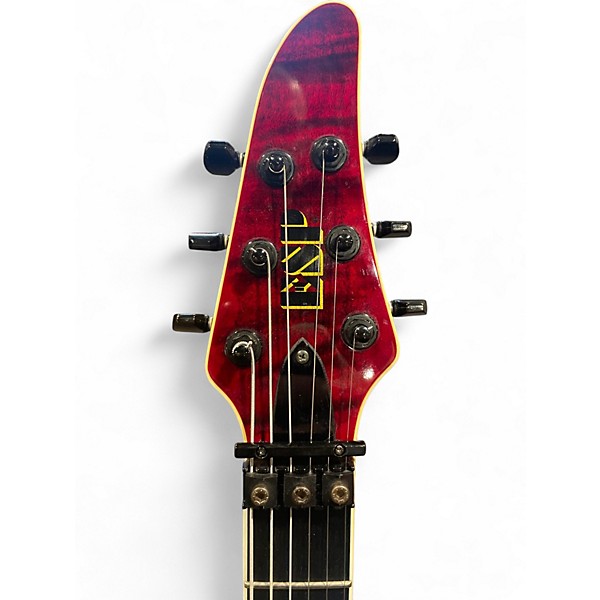 Used ESP Original Horizon CTM with Floyd Rose See thru Black Cherry Solid Body Electric Guitar