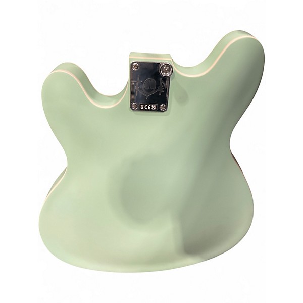 Used Fender TOM DELONGE STARCASTER Surf Green Hollow Body Electric Guitar