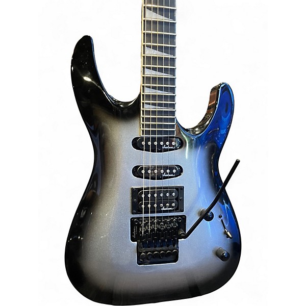 Used Jackson JS34 Dinky Silverburst Solid Body Electric Guitar