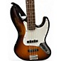 Used Squier Affinity Jazz Bass 2 Color Sunburst Electric Bass Guitar