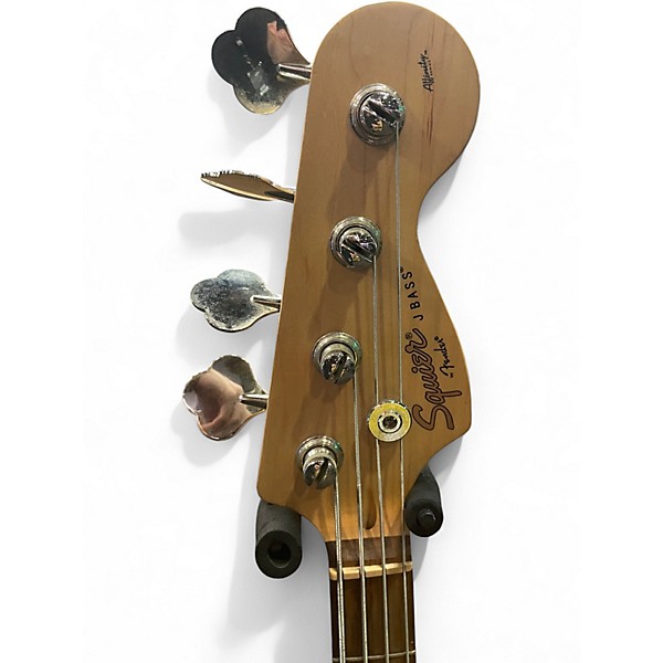 Used Squier Affinity Jazz Bass 2 Color Sunburst Electric Bass Guitar