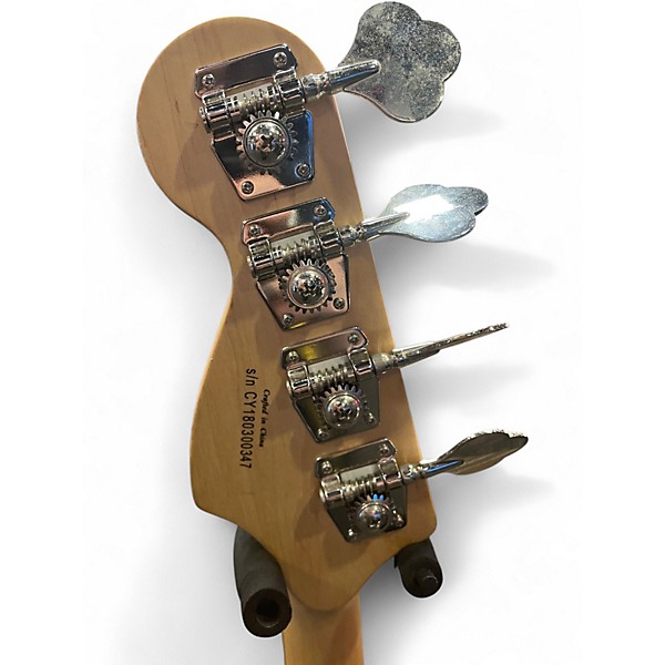 Used Squier Affinity Jazz Bass 2 Color Sunburst Electric Bass Guitar