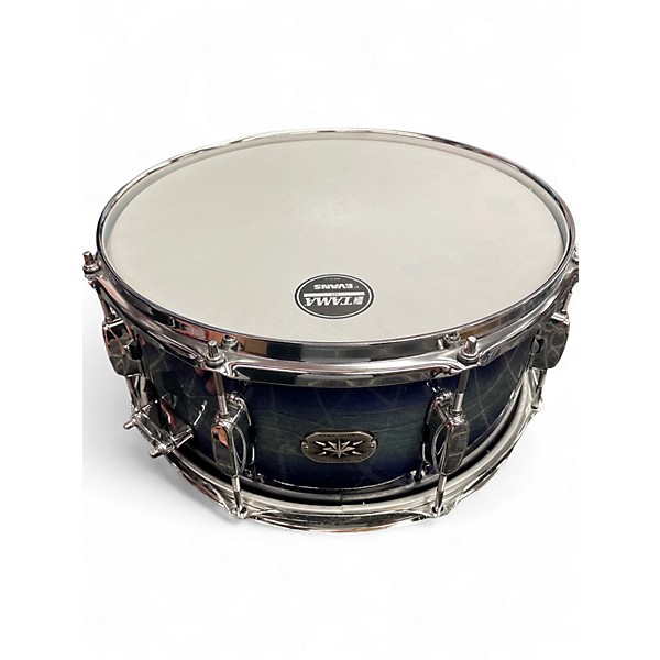 Used TAMA 14X6.5 Artwood Snare Dark Indigo Burst Drum