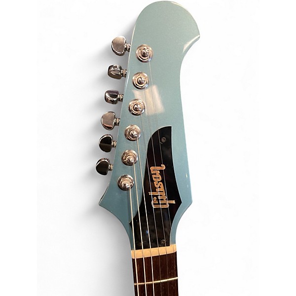 Used 2015 Gibson non reverse firebird Pelham Blue Solid Body Electric Guitar
