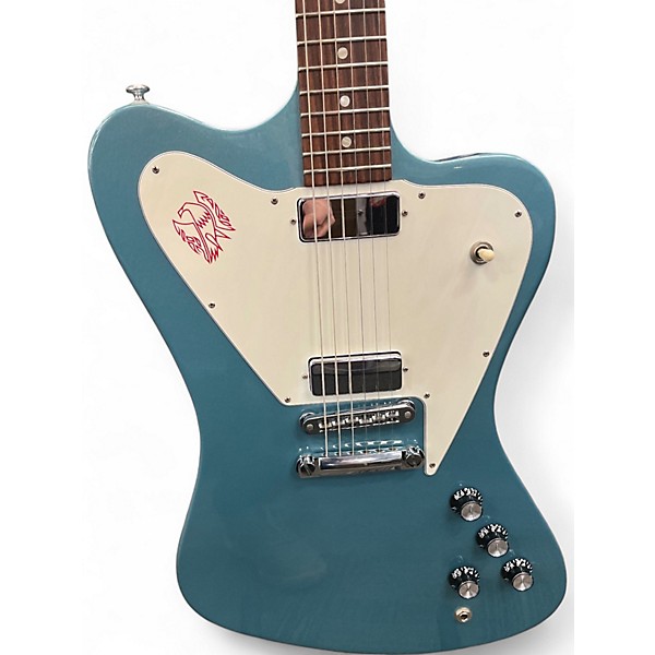 Used 2015 Gibson non reverse firebird Pelham Blue Solid Body Electric Guitar