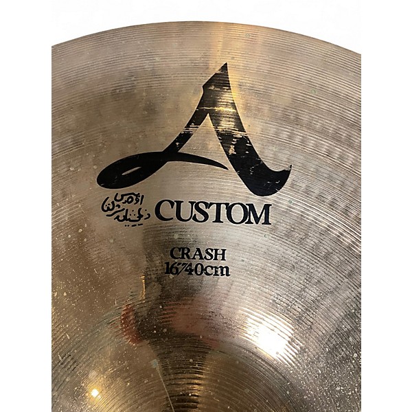 Used Zildjian 16in A Custom Crash Cymbal