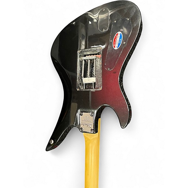 Used Schecter Guitar Research Damien Elite Avenger Floyd Rose METALIC BLACK Solid Body Electric Guitar