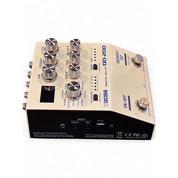 Used BOSS DD200 Digital Delay Effect Pedal