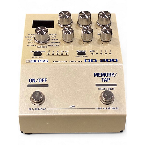 Used BOSS DD200 Digital Delay Effect Pedal