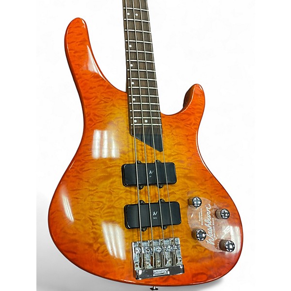 Used Washburn XB400 Cherry Sunburst Electric Bass Guitar