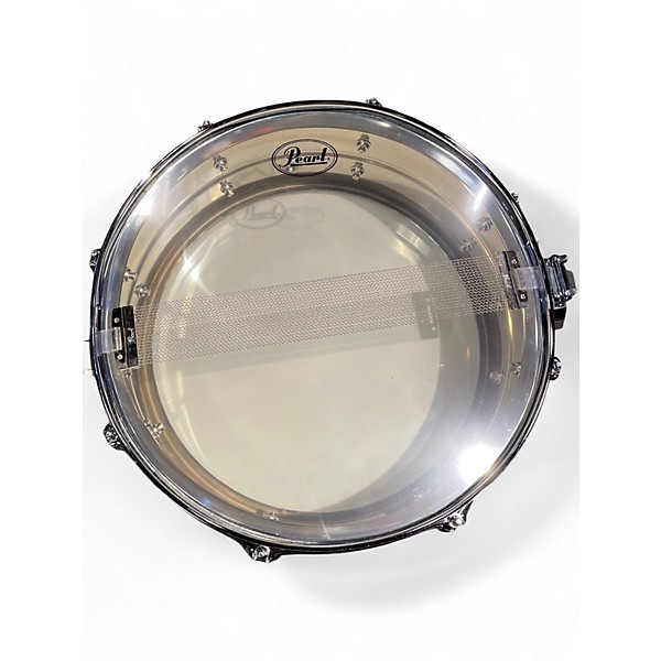 Used Pearl 14X5.5 Sensitone Snare Chrome Drum